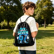 Drawstring Bag - 67/Football Designs Print Backpack - Perfect For School, Sports, Travel, And Toy Storage Sport Gym Swim Travel Backpack - Game - View 5
