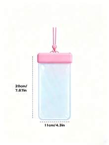 Funda impermeable para teléfono con cordón - Adecuada para buceo, natación, playa, se ajusta a todos los teléfonos de menos de 9.45 pulgadas, funda de teléfono impermeable y resistente a golpes para exteriores, esencial de playa, accesorio de playa, flotador de piscina - Multicolor - Ver 9