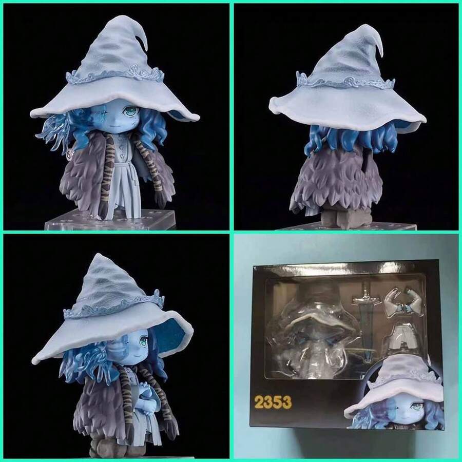 GSC 老頭遊戲黏土人 2353 艾爾登法環 魔法菈妮 可動娃娃 Q版 桌上公仔 動漫遊戲模型裝飾品 送給朋友同學的生日禮物 兒童獎勵 - 彩色 - 查看 1