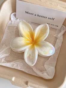 2 Stücke/1 Stück Stücke/ Damen 8,1 Stück cm/3,19 Zoll rote Buchstaben quadratische weiße Plumeria-Form PC-Material leichte Kunststoff Haarklammer Mode vielseitig hochwertig elegant minimalistisch einfarbig Haarklammer Badezimmer Haarzubehör geeignet für tägliche Ausflüge lässige Partys Pendeln Strandurlaub Haarstyling Pferdeschwanz Haargummi Haarknoten Gesicht waschen Baden Make-up Outfit-Matching Haarzubehör Haarklammer (Buchstaben sind einseitig und haben keine Bedeutung) - Verschiedenfarbig - Übersicht 6
