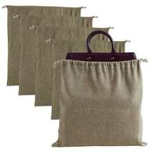Handbag Dust Bag | 1pc Washable Pure Cotton Handbag Storage Bag | Suitable For Handbags, Women's Bags, Boots And Shoes Dust-Proof Storage | Drawstring Travel Storage Pouch - Multicolor - View 6