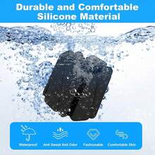 1/2pcs Adjustable Waterproof Silicone Wrist & Ankle Weights, (1/2/3lbs) Portable Leg & Wrist Strength Training Equipment - Multicolor - View 9