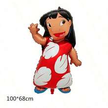 Hasbro 可愛的 Lilo And Stitch Angel 派對氣球套裝，生日派對裝飾橫幅配 Lilo And Stitch Angel 鋁箔氣球，適用於生日派對裝飾 - 查看 13