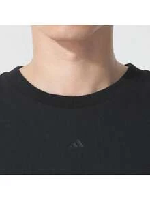 Adidas Unisex Men's And Women's ADI BB LS TEE Loose Minimalist Comfortable Breathable Casual Long Sleeve T-Shirt For Commuting, Running, Travel And Sports JX5580, Recommend Sizing Down 2 Sizes - Black - View 3