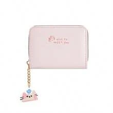 Cute Animal Card Holder! New Accordion Style Women's Short PU Leather Wallet Coin Purse - Multicolor - View 10