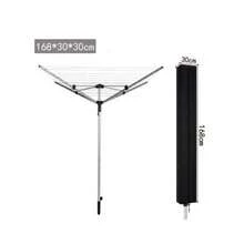 Zipped Waterproof Cover, Heavy Duty Rotary Washing Line & Clothes Airer Parasol - B - View 6