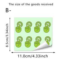 1pc Luminous Indicator Button Sticker, DIY Home Decor, Suitable For Bedroom Living Room Bathroom Switch Decoration And Beautification - Glow-in-the-dark Stickers - View 10