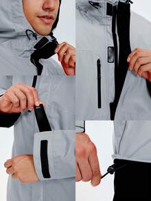 RODEEL Men's Outdoor Jacket: Lightweight And Durable Sports - Grey - View 5
