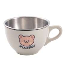 304 Stainless Steel Water Cup With Handle, Cute Cartoon Pattern Double Wall Milk Coffee Cup Mug, Detachable Insulated Anti Scalding Drinking Cup Suitable For Students And Adults To Use In School, Office, Outdoor Camping, Picnic - Multicolor - View 20