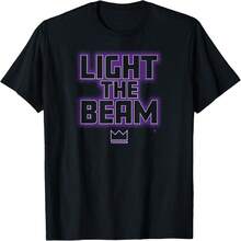 Light The Beam - Sacramento Basketball T-Shirt - Black - View 1
