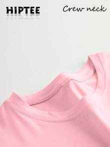 With Ring On Hand - 100% Cotton Women's T-Shirt Lauren Hill Letter Print Y2k Vintage Tee Casual Summer Plus Size Top - Niche Graffiti Prints Shirts - 粉色 - 查看 6