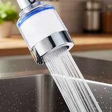 1pc Bathroom Faucet Filter, Faucet Filter, Screw-On Faucet Filter Purifier, Kitchen Sink Water Filter Removes Chlorine, Fluoride, Heavy Metals And Hard Water In Home Kitchen And Bathroom - View 4