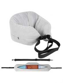 1/2pcs Travel Pillow Fillable With Clothes, Luggage Pillow Case, Soft Plush Filling, Multi-Functional U-Shaped Pillow, Can Be Used As Pillow, Travel Neck Pillow, Storage Bag, Travel Bag, Airplane Pillow, Multi-Functional Portable, Travel Pillow, Neck Support, U-Shaped, Travel Pillow, Travel Essentials. Suitable For: Airplane, Train, Car, Travel Business, Outdoor Camping, Nap. Comfortable Washable Head Pillow. - Multicolor - View 9