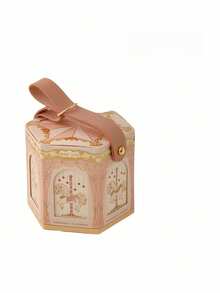 5/10pcs Vintage Carousel Shaped Candy Boxes, 3 Colors Available, Exquisite Handheld Design With Premium Texture, Adds Dreamy Romantic Atmosphere To Weddings - Candy Boxes - View 11
