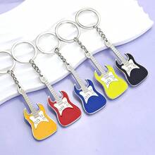 Creative Music Keychain Earphones Earplugs Keychain Guitar Notes Piano Violin Fashion Fashion Men Small Hanging Ornaments - X-1621 耳機鑰匙圈 黑色 - 查看 3