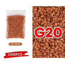 2.6mm Sundymot Fuse Beads, 1000PCS+ Maillard Coffee Color Series Individually Packaged, Not Easy To Spill, DIY Pendant Keychain, Jewelry Making Craft Supplies, Graduation Season Back To School Season, Christmas, Party Birthday Gift, Multicolor 2.6mm Fuse Bead Bulk Refill Kit - 2.6mm Puzzle Beads - View 13
