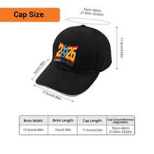 2026 World Cup, Men's & Women's Embroidered Baseball Cap, Breathable Cotton Adjustable Hat, Various Patterns Suitable For Casual Daily Wear - A - View 2