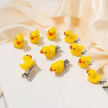 Cartoon DIY Mini Yellow Duck Hair Clip, Cute Personalized Duckling Hair Clip - Cartoon - View 8