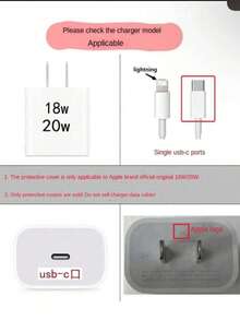 Kehidupan Laut, Pola Penyu Laut yang Lucu, Pelindung Kabel Data Pengisi Daya, Kompatibel dengan Pengisi Daya Apple 20W, Casing Pelindung Pengisi Daya Apple Sederhana, Kompatibel dengan Pelindung Kabel Pengisi Daya Ponsel 15/16 Pro Max 20W, Anti Gores, Anti Gigit, Cocok untuk 13/14 Plus - MultiWarna - View 7