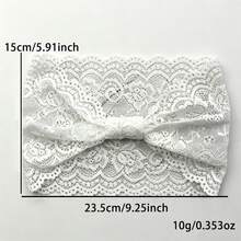 Spring/Summer Retro Floral Lace Hollow Out Wide Band Headband Fashion Waist Scarf Travel Beach Headband (Suitable For Music Festival/Vacation/Date/Running Sports) - Multicolor - View 11