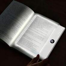 Adjustable LED Reading Lamp, USB Rechargeable Desk Light, Color Temperature Adjustable, Eye-Caring Design, With Bedside Clamp, Button Control, For Indoor Use, ABS Plastic Lampshade, Ideal For Bedtime Reading And Home Study - 3-color Light - View 3