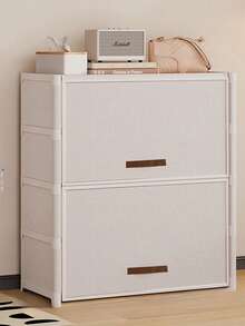 1pc Dust-Proof Shoe Rack With Cover, Storage Shelf, Improve Space, Sturdy & Fashionable, Easy To Assemble & Disassemble, Portable, Suitable For Living Room, Bedroom, Entryway, Office, Home, Multi-Layer Storage, Holiday Gift, Christmas Gift - Multicolor - View 8