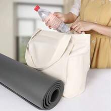 Yoga Mat Storage Fabric Tote Bag, Large Capacity Sports Fitness Bag, Wide Strap Commuter Shoulder Bag, Lightweight And Durable Bag - Multicolor - View 9