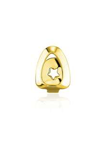 1pc Single Hollow O-Shaped Tooth Grill, Tooth Jewelry, Rap Hip-Hop Style, Versatile Personalized Halloween Tooth Decoration, Unisex - Multicolor - View 9