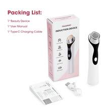 Hailicare Perangkat Kecantikan Mikroarus Multifungsi 4-in-1, Perawatan Kulit Cahaya 4 Warna, Pijat Wajah, Pengangkatan dan Pengencangan Pembentukan Wajah, Pembersihan Mendalam, Meningkatkan Penyerapan Produk Perawatan Kulit, Hadiah Terbaik untuk Anak Perempuan - Putih - View 11