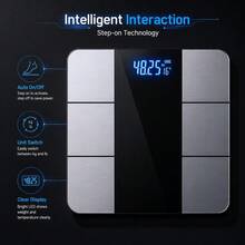 conridel 1pc App-Connected Digital Body Fat Scale, 18 Data Metrics, Digital Bathroom Scale, Weight Scale, Bedroom Home Use, Max 396 Lbs/180 Kg, Indoor Temperature Measurement - View 5
