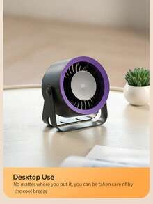 ViSSKO Rechargeable 100-Speed Stepless Desktop Fan With Infrared Remote Control And Smart Digital Display, 4000mAh Battery Life, Wall-Mountable Portable Fan For Bedroom/Office/Outdoor - Desk Fan - View 8