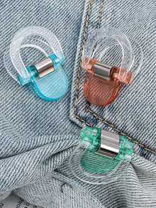 2Pcs/10Pcs/12Pcs/36Pcs Shorten Invisible Fixing Clips,Sleeve Fixing Clip,Homework Files And Exam Papers Fixing Folder,Hide The Buckle Leg Closure Device Without Seams, Prevent Pants Legs From Dragging The Floor, Suitable For Jeans And Pants,Shirt - Multicolor - View 8