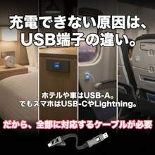 4in1 usb変換アダプタ usb-a usb-c ライトニング これ1本で4種類の接続に対応 キーホルダー 65W 4in1 USB充電ケーブル充電ケーブル   充電器　 - 写真のように - チェックする 3