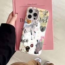 Funda para teléfono con diseño de gafas de sol de panda, compatible con fundas para teléfonos , Apple, VIVO, OPPO, , ,  y Honor. Fabricada en TPU, protege eficazmente tu teléfono de golpes y caídas. - Rosa - Ver 6