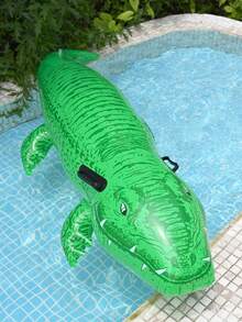1/2pcs Inflatable Water Toys, Water Games, Inflatable Green Crocodile Design, Perfect Summer Gift For Swimming Pool And Beach Party, Floating Chair, Leisure Floating Bed, Floating Fun And Relaxation (Air Pump Sold Separately) - Multiple Styles - View 7