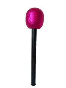 2 Stück Gold- und Silber-Mikrofon Requisiten, 1 Stück Goldmikrofon, 1 Stück Silbermikrofon, Kunststoff-Mikrofon für Rollenspiele, Aufführungen, Partys, Halloween Requisiten - Übersicht 12