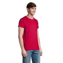 SOLS Mens Crusader Organic T-Shirt - Fuchsia - View 3