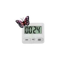 Large Screen Digital Kitchen Timer, Minute/Second Dual Mode Countdown Alarm, Baking Cooking Fitness Study Reminder, Home Restaurant Office Classroom Time Management Tool, Heart-Shaped Button Portable Minimalist High-Aesthetic Timer Assistant 1pc - Multicolor - View 16