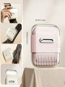 5-In-1 Bangs Thinning Comb And Hair Trimming Tool For Women, Multi-Functional Hair Cutting Comb With Adjustable Settings For Home Haircuts, Hair Ends Trimming, Exquisite Girl's Bangs Clipper Comb - Hair Thinning Tool - View 5