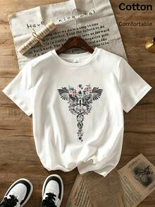 Women T-Shirts - White - View 3
