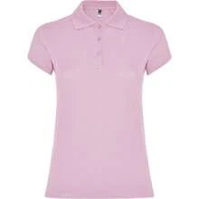 Roly Womens/Ladies Star Polo Shirt - Light Pink - View 1