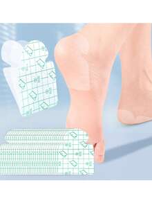 30pcs Invisible Moisturizing Heel Pads, Breathable Comfortable Repair Cracked Heels, Sensitive Skin Foot Care - A - View 5