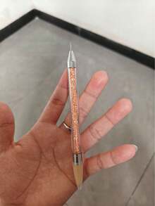 Caneta de Pontilhado de Unhas 2 em 1, Aplicador e Removedor de Strass, Lápis de Cera, Brocas de Broca de Unha com Flor de Cristal, Adequado para Pintura DIY, Bordado, Arte de Unhas - Multicolorido - Visão 15
