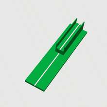 1pc Premium Billiard Cue | Visual Correction And Standing 3-In-1 Training Aid - Improve Accuracy And Skill, Perfect For Beginners, Green ABS Material - Green - View 2