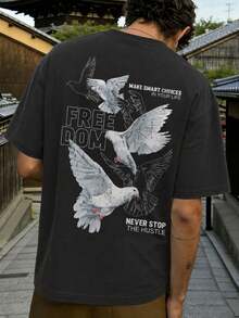 Men T-Shirts - Black - View 2
