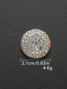 3PCS Luxury Round Starry Metal Buttons Fur Mink Coat Jacket Decoration Hand-Sewn Buttons Versatile DIY Accessories - 3pcs - View 15
