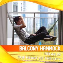 Portable Mesh Hammock - Includes (2 Ropes + 1 Bag), Breathable Nylon Rope Hammock With Metal Rings, Lightweight Camping Hammock For Outdoor, Yard, Garden, Backyard, Travel, Hiking, Beach - A - View 8