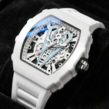 2026 ONOLA New Fashion Men Quartz Watch For Men Tonneau Shape Chronograph Watch For Men Waterproof Luminous Casual Wristwatch - one-size - View 3