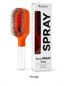 Spray Detangling Hair Brush, Refillable Water Mist Brush With Round-Tip Massage Bristles, Anti-Static Styling Comb, Suitable For Dry And Wet Hair, Daily Hair Smoothing Tool - Multicolor - View 14