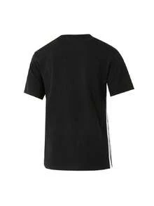 Adidas Women's Classic 3-Stripes Pure Sports Short Sleeve T-Shirt & Tank Top W 3S SJ T JD0846 - Black/white - View 5